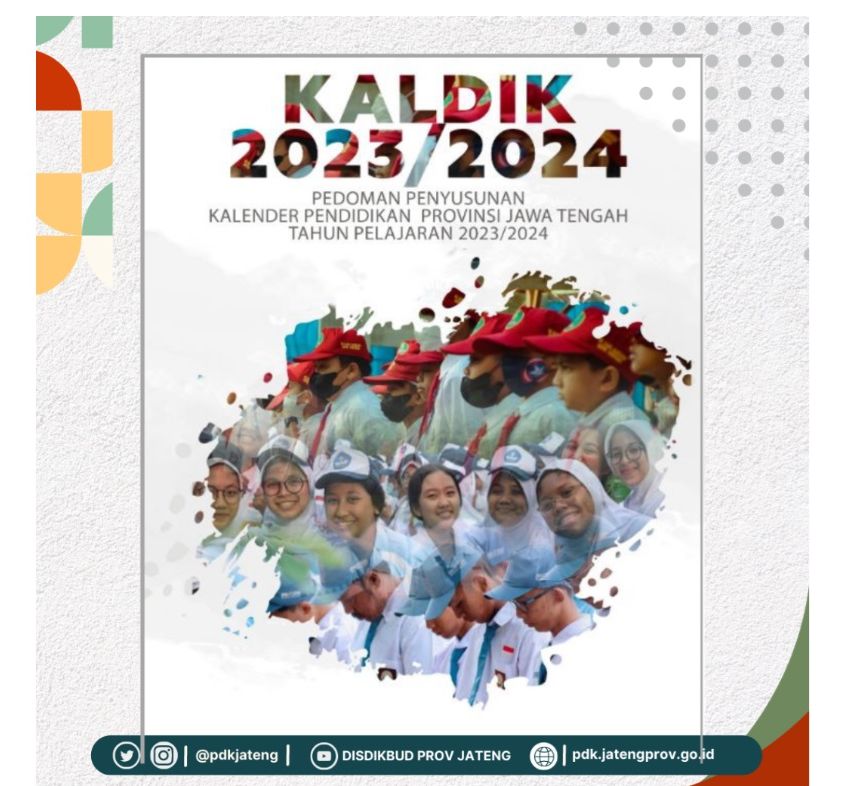Rincian jadwal libur Lebaran 2024 untuk siswa dan libur semester genap 2024, serta link download kalender Pendidikan Jawa Tengah 2023/2024