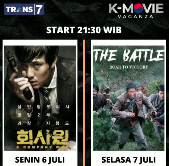 Daftar Acara Tv Trans 7 Hari Ini Selasa 7 Juli 2020 K Movievaganza The Battle Roar To Victory Zona Banten