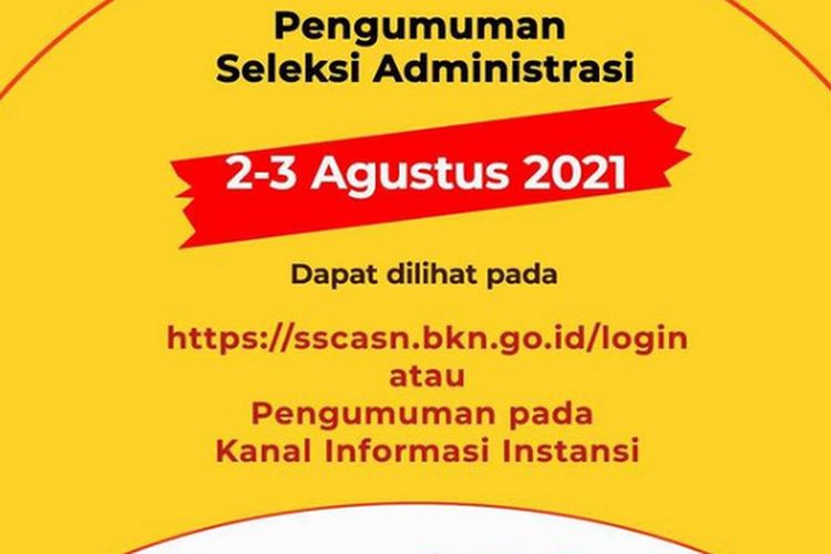 Cek pengumuman cpns 2021 login sscasn bkn go id hanya 2 hari saja