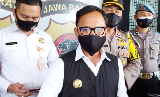 Wali Kota Bogor Bima Arya usai diperiksa terkait laporan RS UMMI di Mapolresta Bogor, Kamis 3 Desember 2020