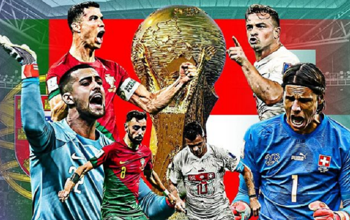 Prediksi hasil pertandingan babak terakhir Piala Dunia 2022 di antara Portugal vs Swiss dini hari ini, 7 Desember 2022 pukul 02.00 WIB, lengkap dengan statistik, head to head, serta prediksi skor dan line up pemain untuk Seleccao vs La Nati.