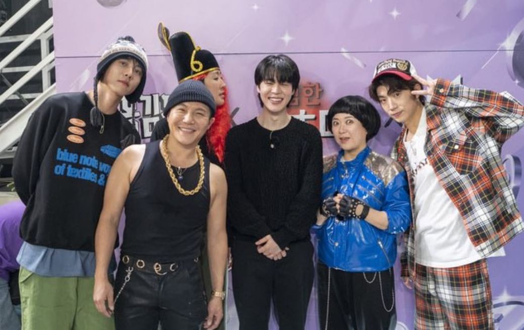 Jimin BTS ketika menghadiri acara beat 
