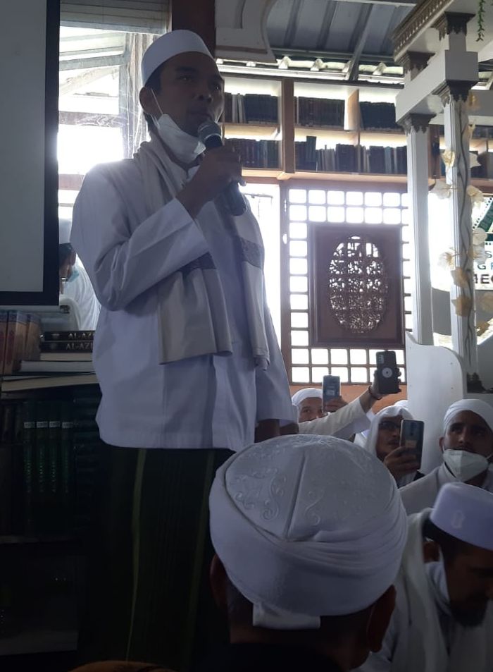 Ustadz Abdul Somad di Pesantren Agrokultural Megamendung, Kabupaten Bogor, Jumat 13 November 2020. 