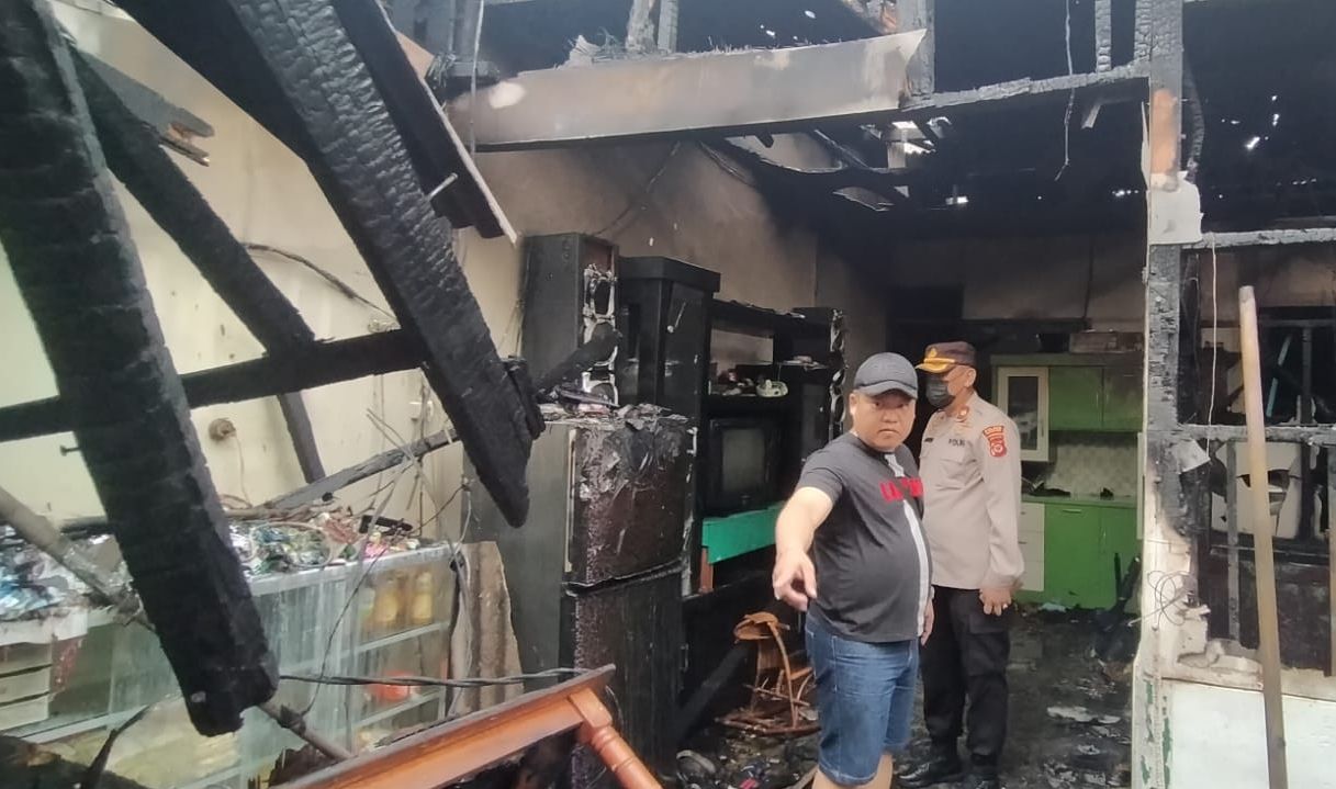 Kebakaran di Bojongherang Kabupaten Cianjur, Satu Rumah Ludes, Bocah 12 Tahun Tewas
