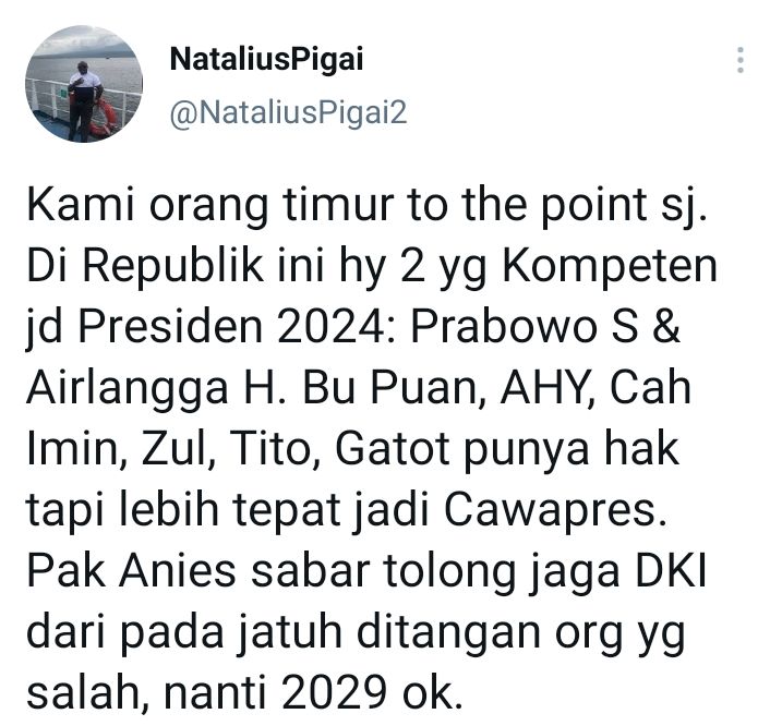 Anies Baswedan Digadang-gadang jadi Presiden 2024, Natalius Pigai: Tolong Sabar, Nanti 2029 Baru Ok