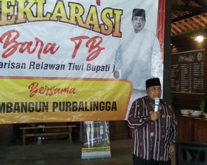 Bakal calon wakil bupati Purbalingga H Sudono menyebut target angka kemenangan di Pilkada 2020./pras