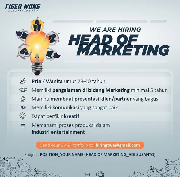 Baim Wong Kembali Buka Lowongan Kerja Agustus 2021 di Tiger Wong Entertainment, Kirim CV Via Email