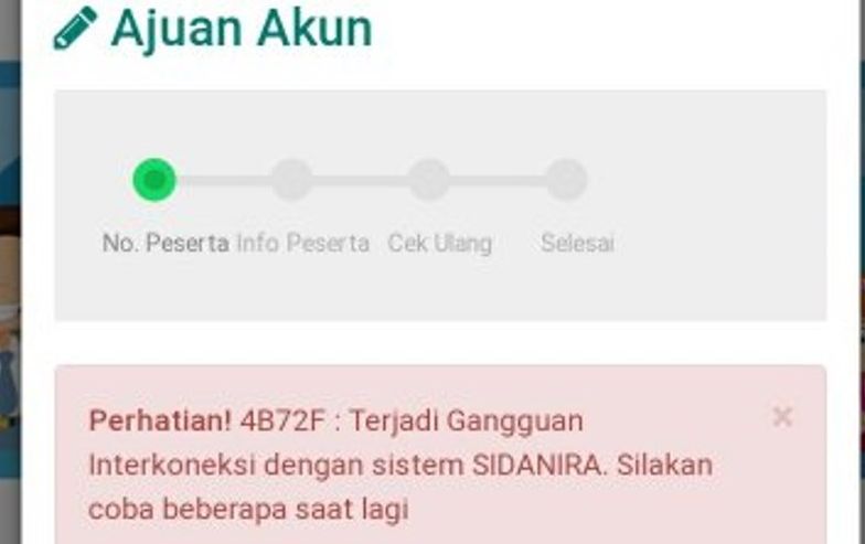 Server Ppdb Jakarta Error Gagal Tersambung Dengan Sidanira Seputar Cibubur