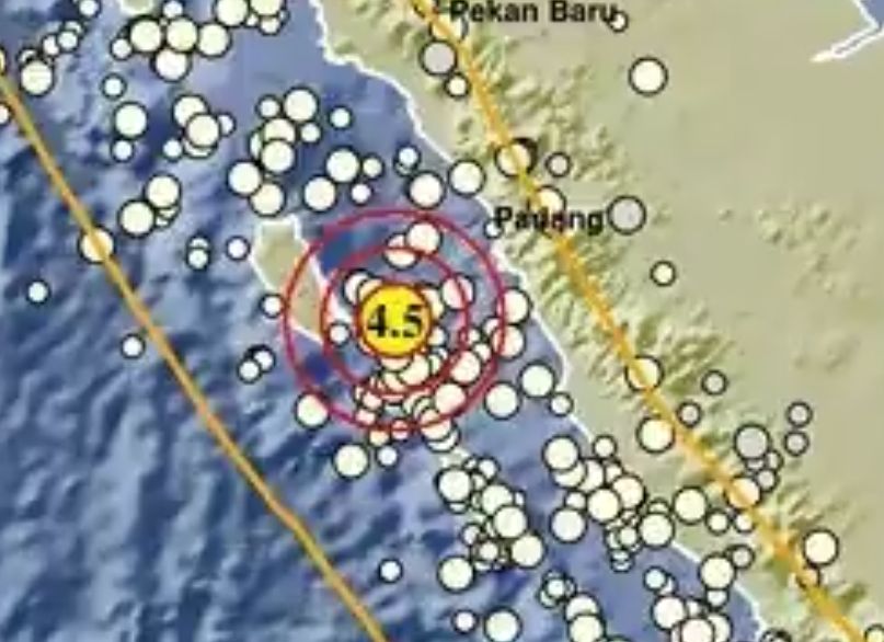 Kabar Gempa Terkini Mentawai Sumbar Hari ini 17 Januari 2023, Mag: 4.5