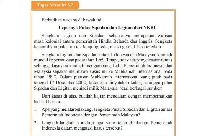 Kunci Jawaban PKN Kelas 9 Halaman 66 Dan 67 Semester 1 Tugas Mandiri 3. ...