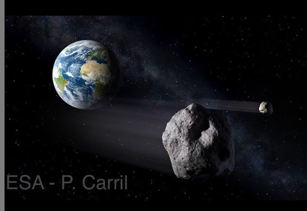 Tangkapan layar unggahan Ahli Astrofisika AS Neil deGrasse Tyson di instagram yang menyebut asteroid sebesar lemari es sedang menuju bumi dan akan jatuh tepat pada pemilus AS 3 November 2020.
