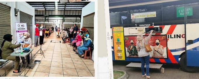 Ilustrasi SIM Keliling di Pasar Modern Batununggal, hari ini.