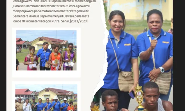 Sehatkan Masyarakat, PASI Mappi Gelar Lomba Lari Marathon dan Direspon Baik Puluhan Peserta