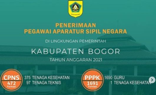 Pendaftaran Cpns Kabupaten Bogor 2021