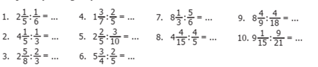 Kunci jawaban matematika kelas 5 SD MI bab 1 operasi hitung pecahan.