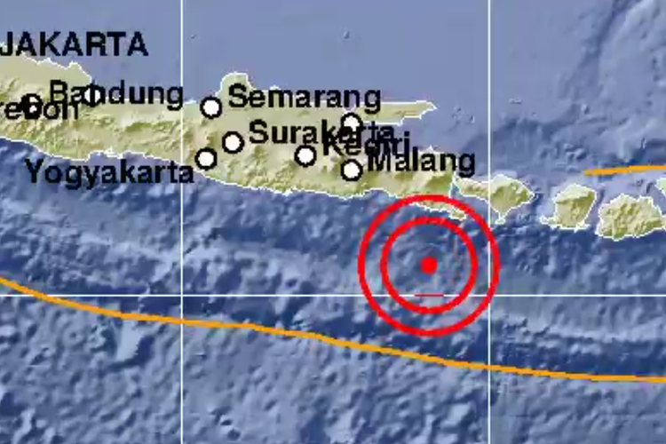 Breaking News Gempa Bumi Di Selatan Jawa Timur Getaran Berlangsung Sekitar Satu Menit Portal Jember