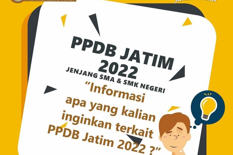 Cara Pendaftaran Jalur Prestasi Nilai Akademik SMA PPDB Jatim 2022