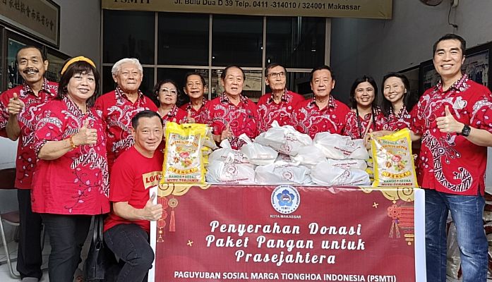 PSMTI kota Makassar rutin Gelar Donasi Paket Pangan Ramadan untuk Masyarakat Prasejahtera 
