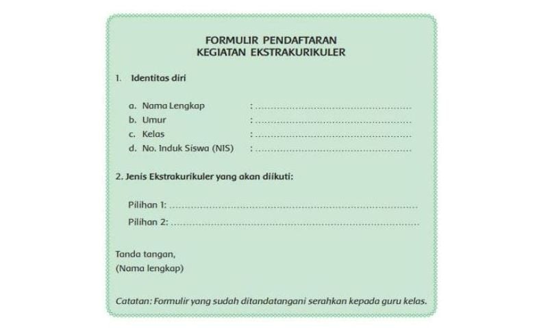 Apa Perbedaan Antara Formulir A Dan Formulir B? Kunci Jawaban Tema 5 ...