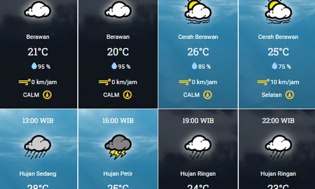 Info Cuaca Kota Bandung Selasa 9 Januari 2024, Hati-hati! Siang hingga Malam Hujan dan Sore Disertai Petir