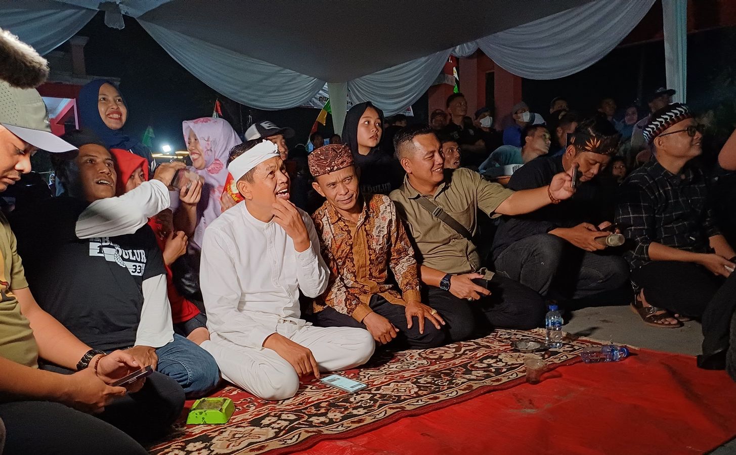 Bacagub Dedi Mulyadi saat menghadiri acara di Desa Nanggalamerkar, Kecamatan Ciranjang, Kabupaten Cianjur pada Jumat 31 Mei 2024.