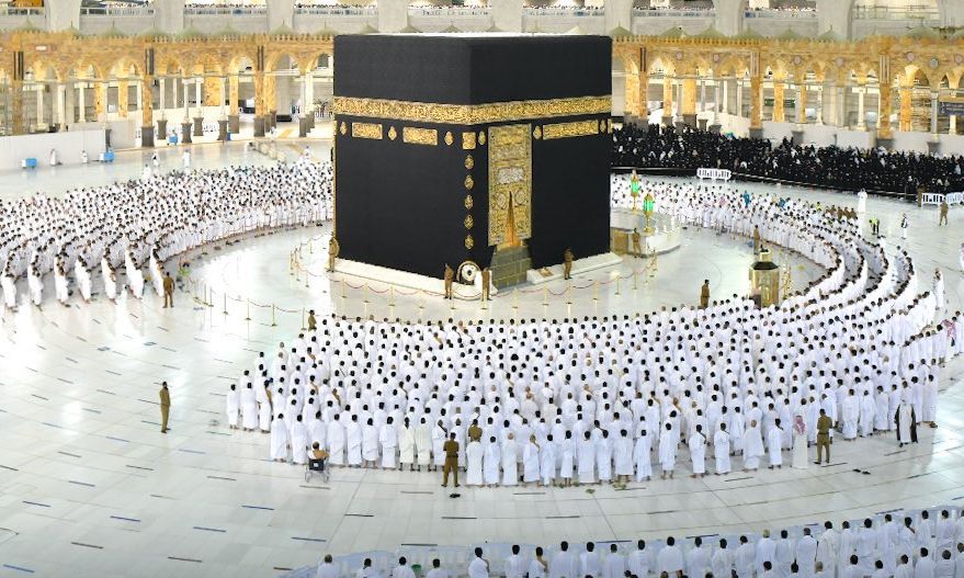 Ilustrasi jemaah haji. Pemerintah Kerajaan Arab membuka pintu Jamaah Haji dari Seluruh Dunia tahun ini