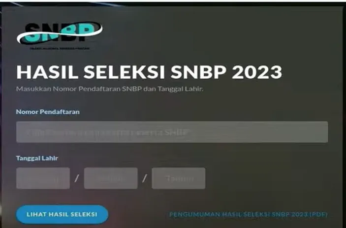 Cara Cek Pengumuman SNBP 2023 Di Portal Resmi Dan Link Mirror SNPMB ...