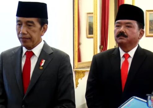Presiden Jokowi dan Menteri  Agraria dan Tata Ruang (ATR)/Kepala Badan Pertanahan Nasional (BPN) Hadi Tjahjanto ; Terkait Mafia Tanah yang Merugikan Masyarakat, Jokowi: Kalau Masih Ada yang Main-Main Silakan Gebuk