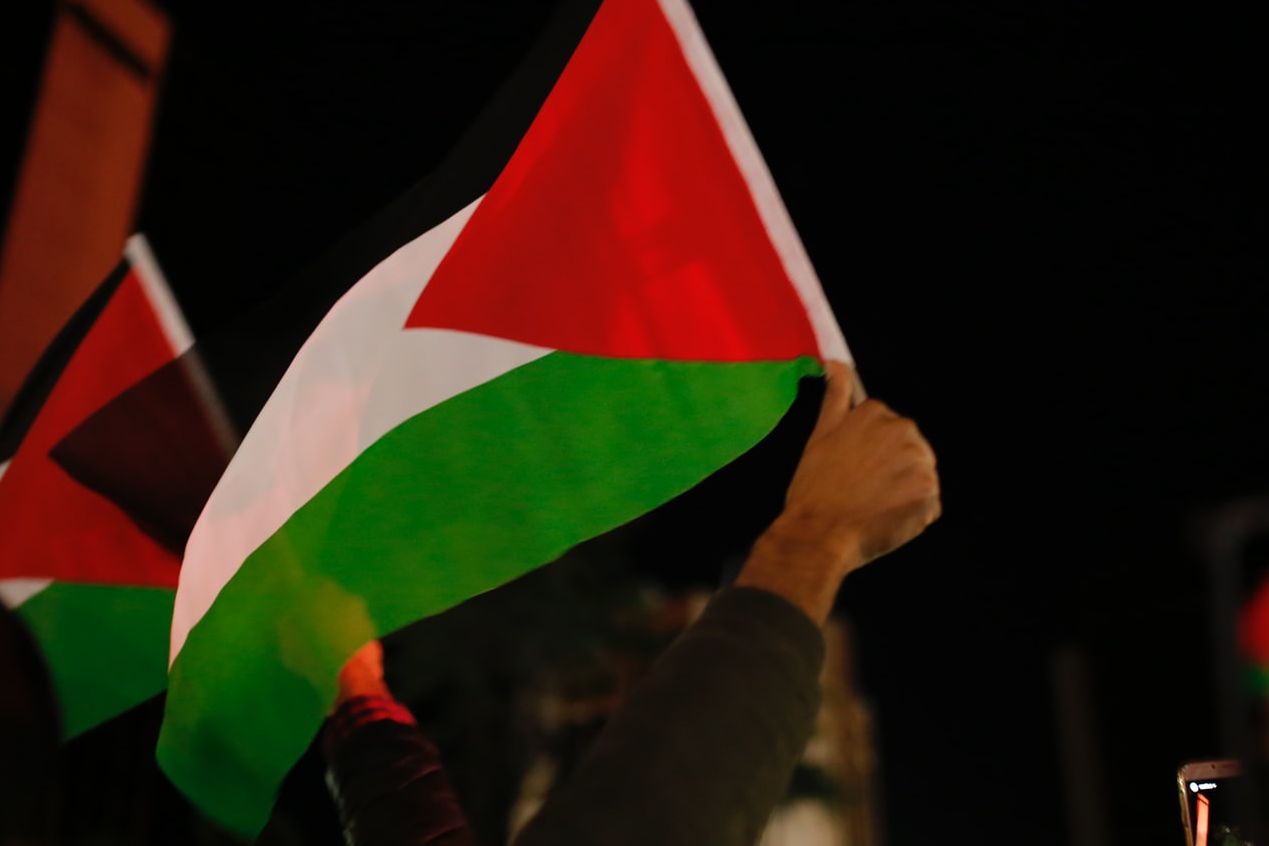 Ilustrasi bendera Palestina