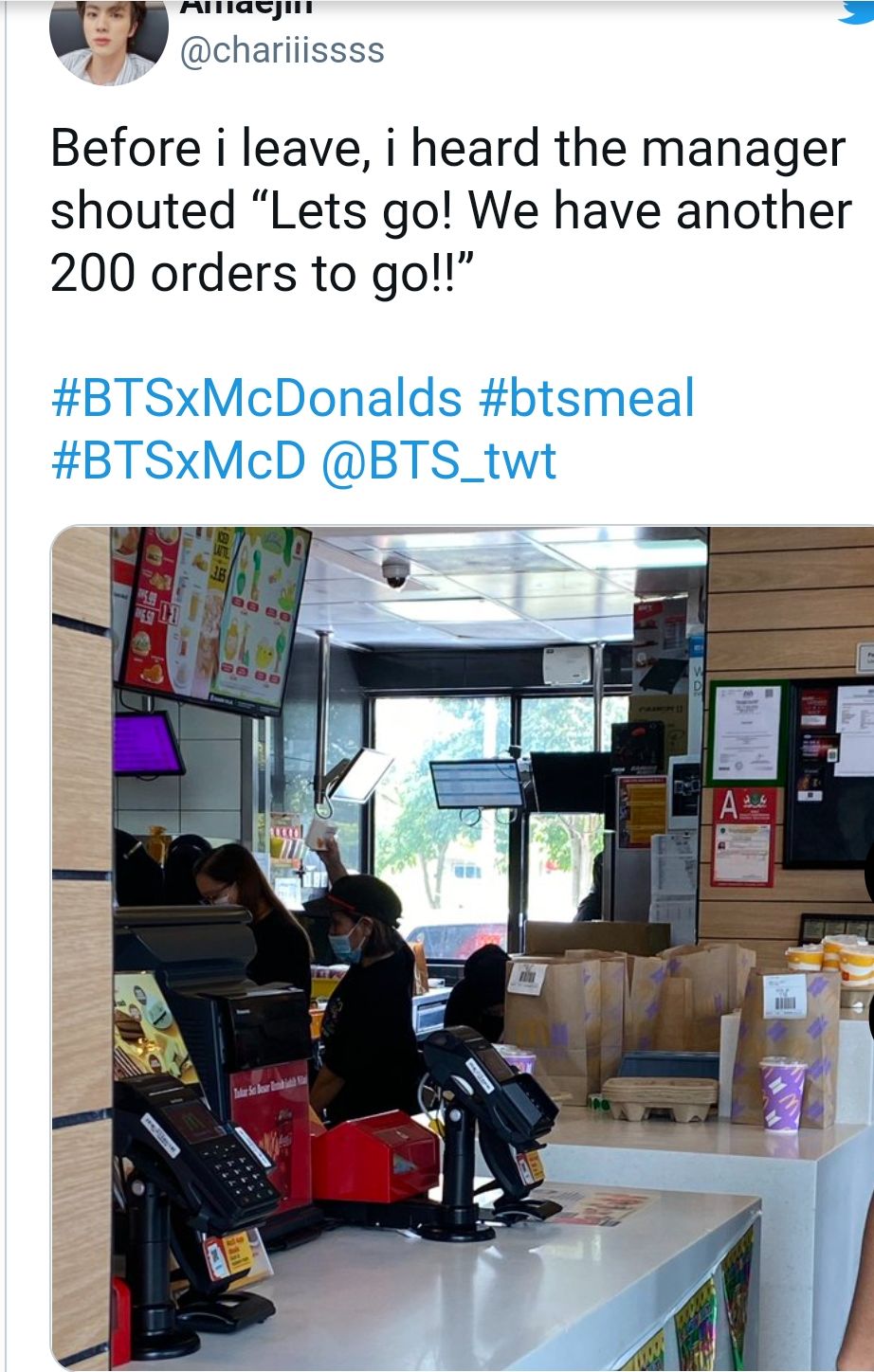 Reaksi ARMY to BTS meal