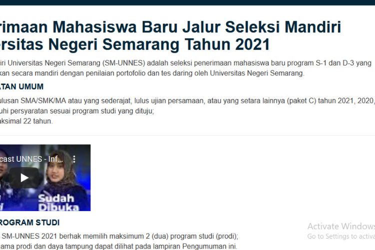 Link Download Kisi Kisi Soal Tes Seleksi Mandiri Unnes Pdf Dan Pengumuman Hasil Seleksi