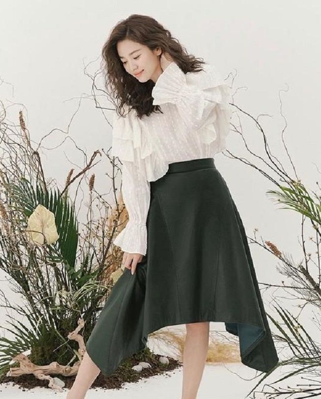 Baju lebaran ala Song Hye Kyo untul lebaran 2023