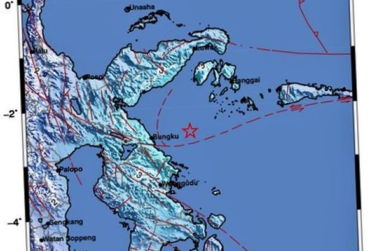 Terbaru Pusat Gempa Hari Ini Juli Titik Lokasi Gempa Terkini