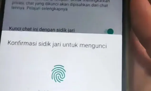 Cara Mengunci Chat WhatsApp Terbaru 2023 Lock Chat WA Fingerprint Begini Tutorial Lengkap