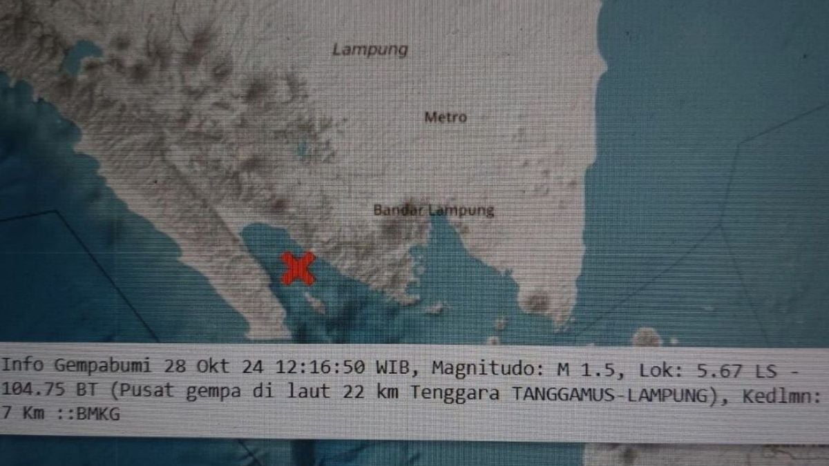 Gempa Bumi Hari Ini, Kabupaten Tanggamus Lampung Masih Di Guncang ...