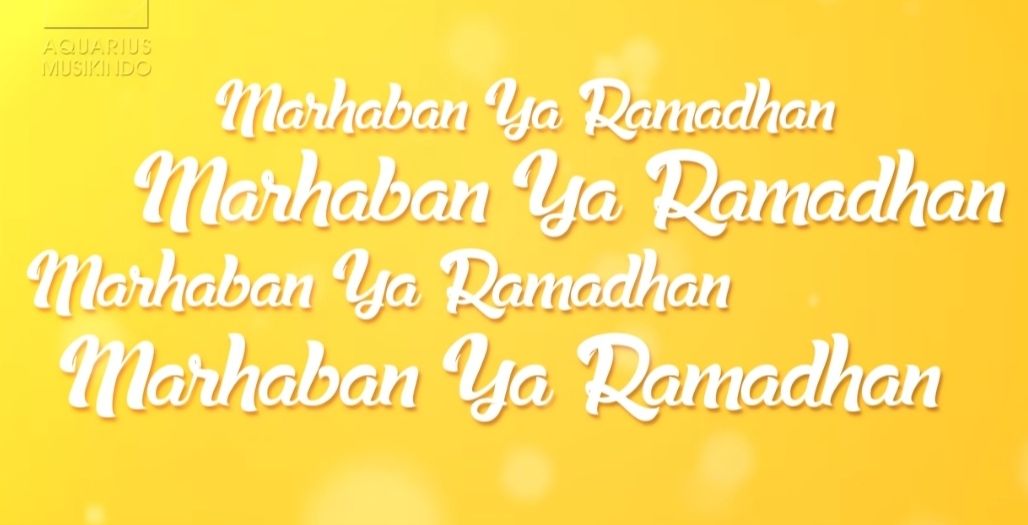 Lirik lagu ramadhan tiba