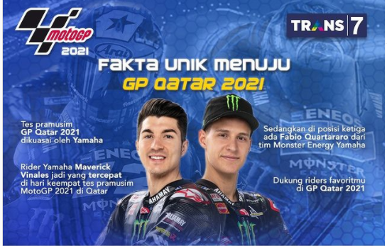 Motogp Doha 2021 Jadwal Siaran Langsung Link Live Streaming Dan Prediksi Berita Diy