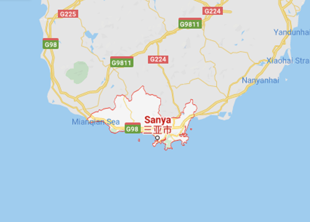 Lokasi Muslim Utsul di Sanya, Pulau Hainan, Tiongkok