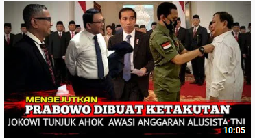 Thumbnail Video yang Mengatakan Bahwa Jokowi Menunjuk Basuki Tjahaja Purnama Atau Ahok sebagai Dewas Kemenhan