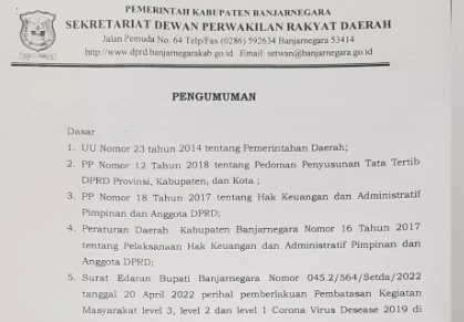 Jaring Aspirasi Konstituen, DPRD Banjarnegara Laksanakan Reses