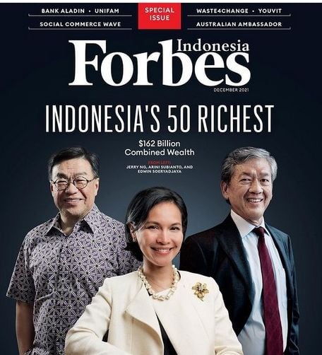 Daftar Orang Indonesia Terkaya 2021 Versi Forbes : Bukan Kaleng-kaleng ...