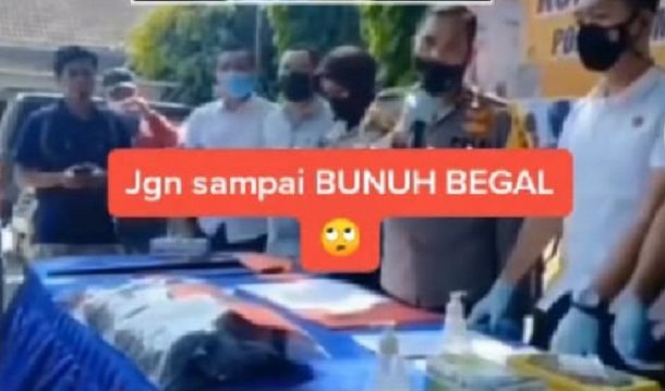 Video viral di TikTok tips hadapi begal dari Polisi Lombok Tengah, NTB mndapat reaksi netizen 