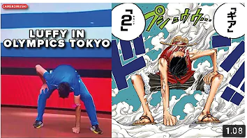 Peraih Medali Emas Olimpiade Tokyo 2020 Asal Yunani Tiru &#39;Gear Second&#39;  Karakter One Piece Luffy - Utara Times
