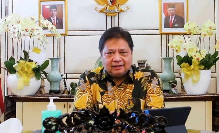 Menko Perekonomian Airlangga Hartarto.