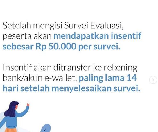 Hanya Dengan Mengisi Survei Kartu Prakerja Dapat Uang Rp50 Ribu Langsung Cair Ke Saldo Rekening Potensi Bisnis