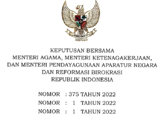 Terbaru! Libur Nasional Lebaran 2022 Dan Cuti Bersama Berdasarkan SKB 3 ...