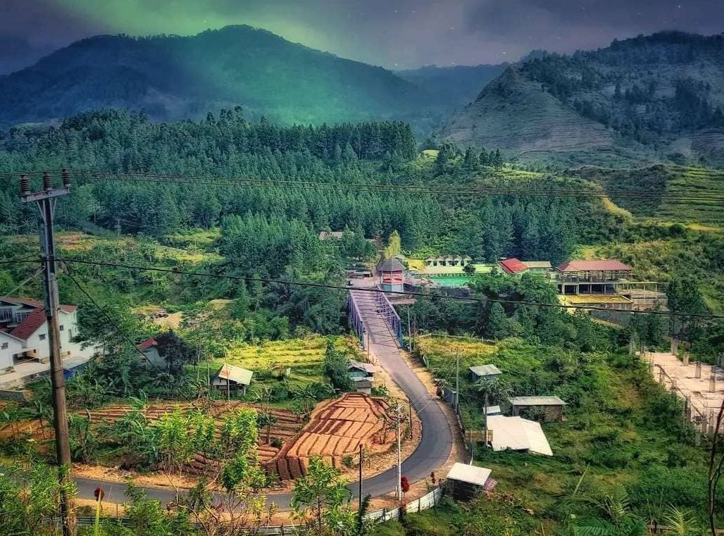 Exotisme pemandangan kaki Gunung Slamet di kawasan obyek wisata Guci, Kabupaten Tegal