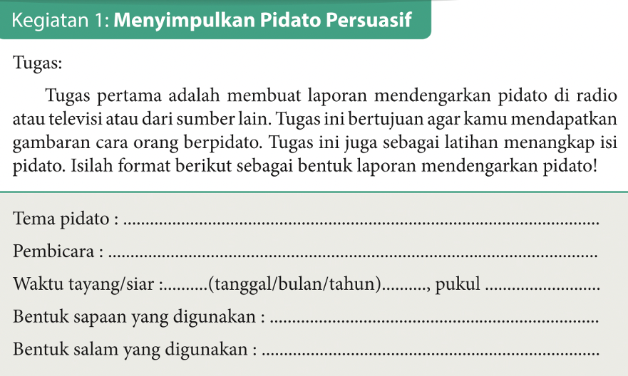 Kunci Jawaban Bahasa Indonesia Kelas 9 Halaman 39, Kegiatan 1 ...