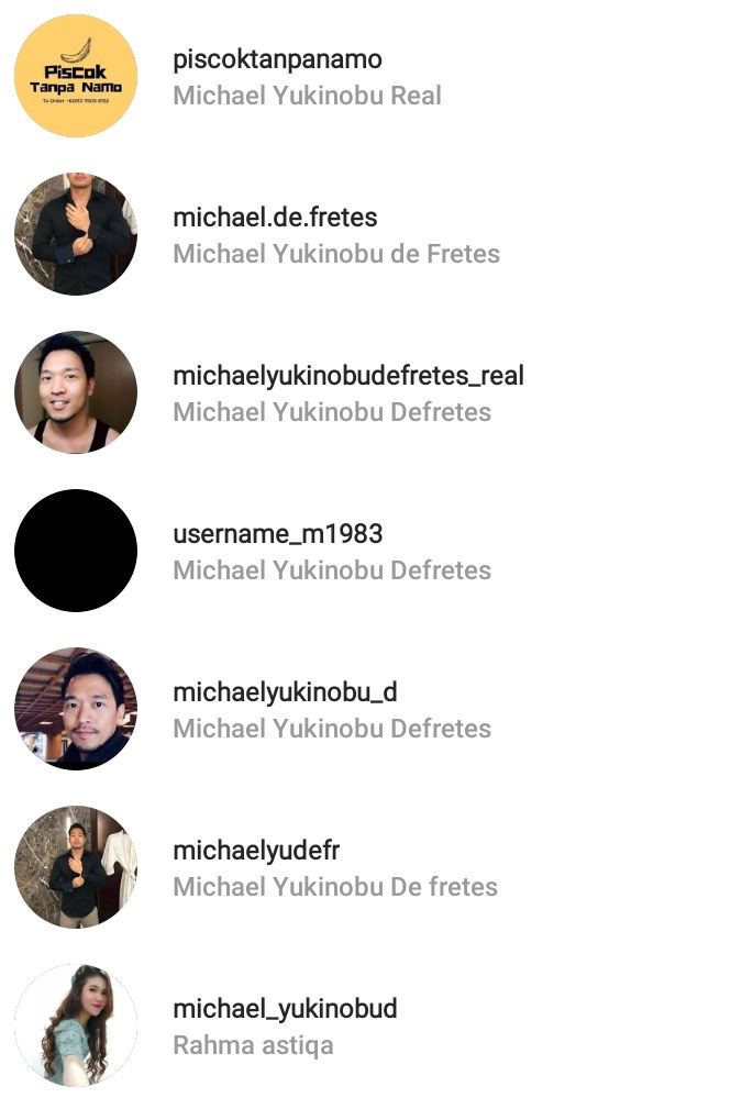 Akun Instagram Michael Yukinobu Defretes tiba-tiba 'berkembang biak'