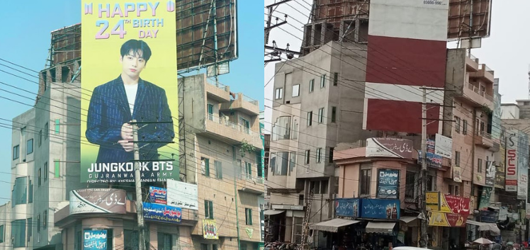 Iklan billboard Jungkook BTS dicopot karena dituding promosikan homoseksual di Pakistan
